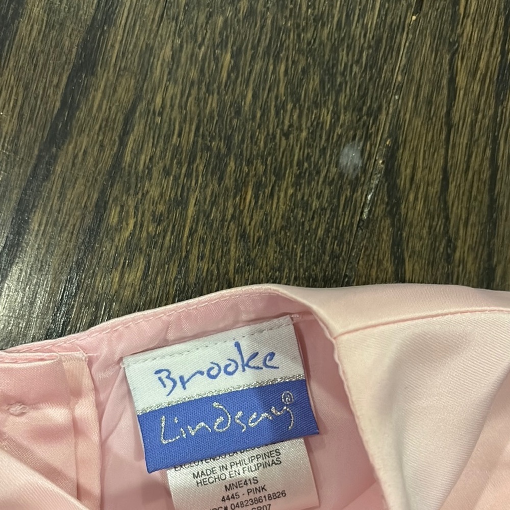 Pink Sleeveless Dress with Floral Embroidery size 2T - Picture 5 of 7